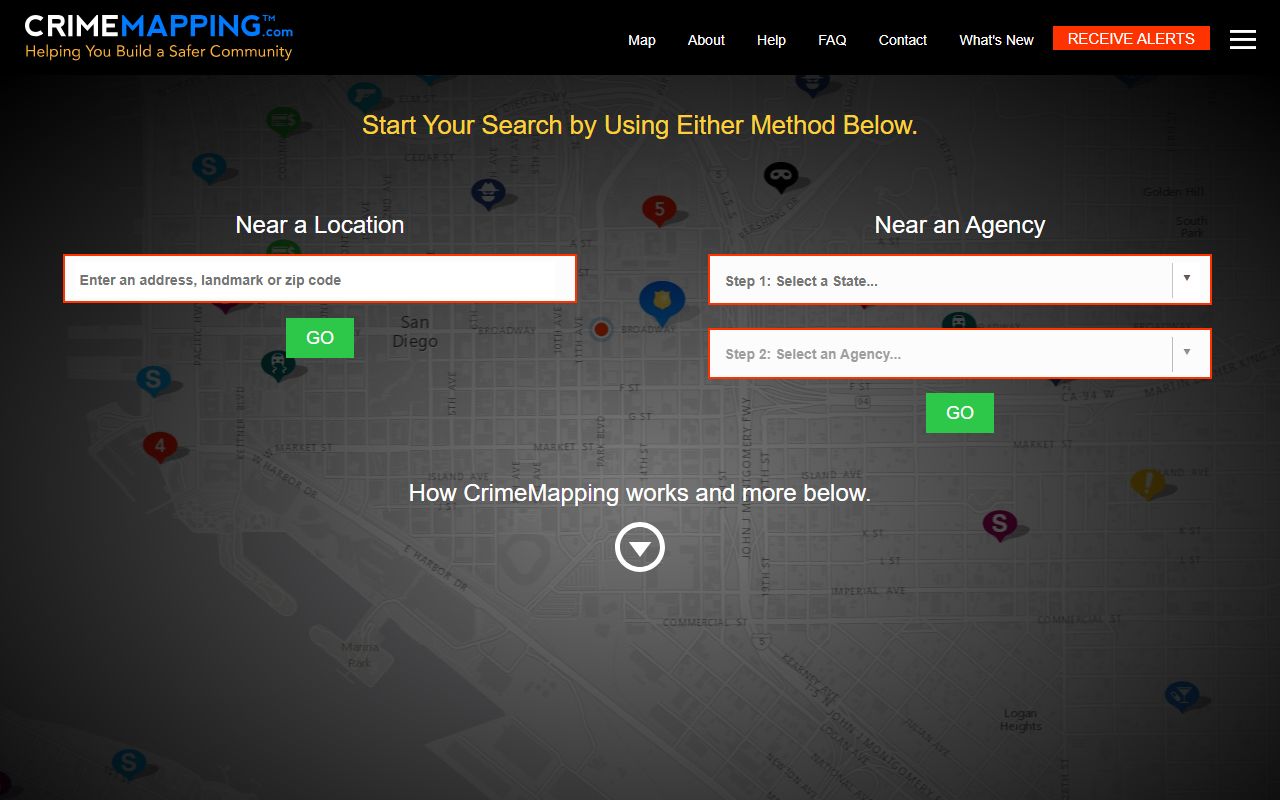 Wilmington Recent Bookings crime mapping