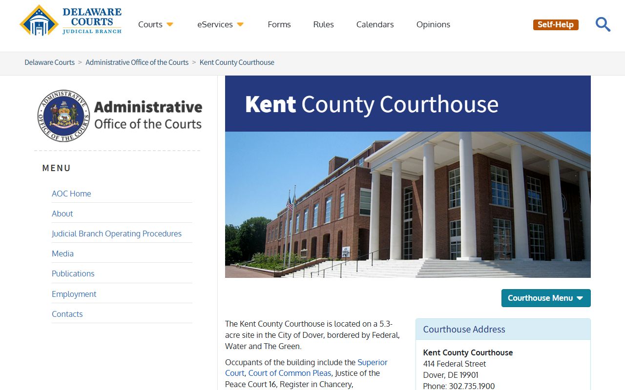 Kent County Recent Bookings courthouse building