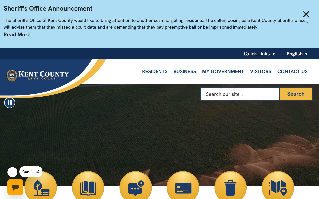 Kent County Recent Bookings government portal